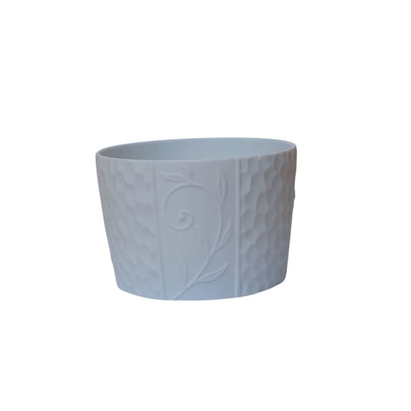 French Limoge small White Candle Holder Medard de Noblat - Picture 1 of 12